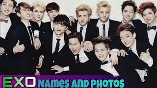 EXO - Names and Photos
