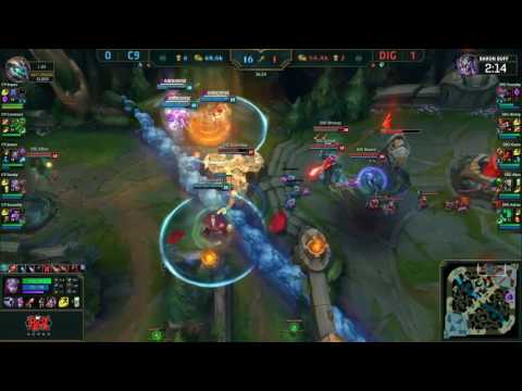 DIG vs C9 Highlights Game 2 NA LCS Summer 2017 Dignitas vs Cloud9 by Onivia