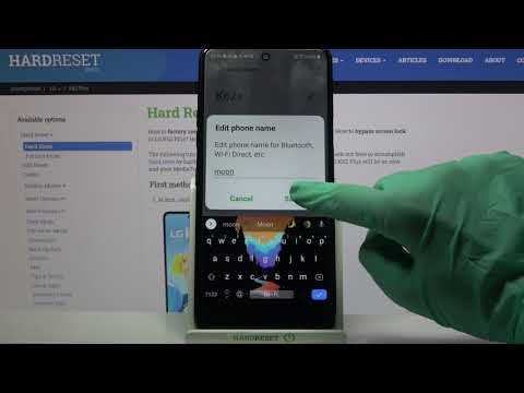 How to Rename LG K62 Plus – Add New Name