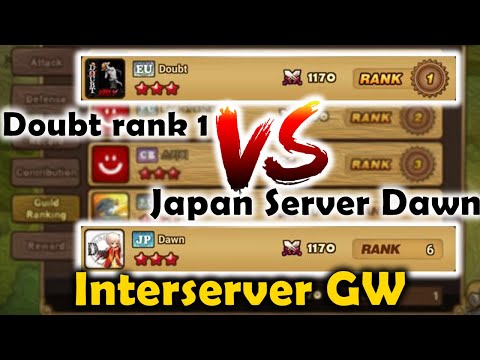 World Guild War Rank 1!! - Summoners War