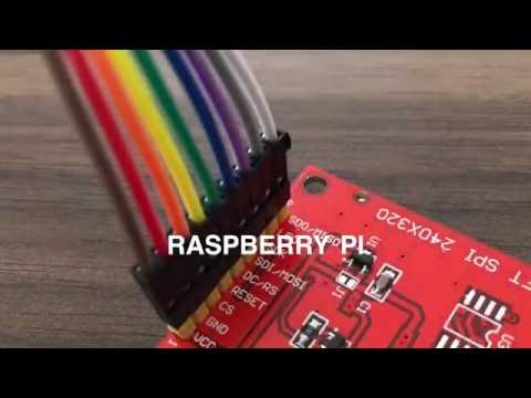 TFT SPI-Display (ILI9341) on the Raspberry Pi