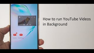 How to Play YouTube Videos in Background and YouTube as a Music Player (in Hindi)