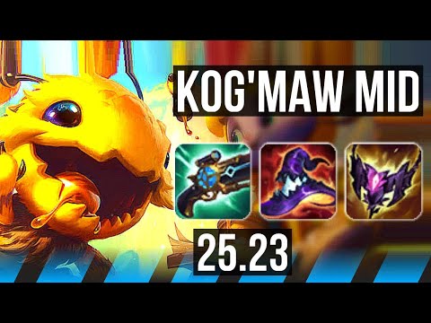 KOG'MAW vs YONE (MID) | KR Diamond | 25.23