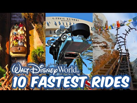 Top 10 Fastest Disney World Rides Walt Disney world 2022