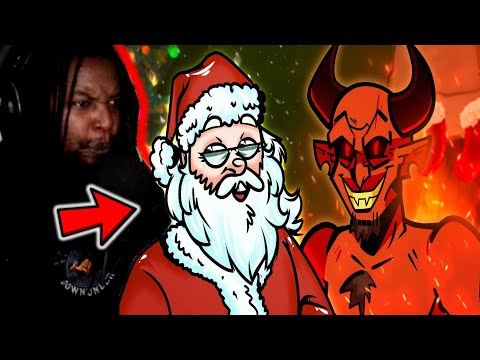 Santa vs Satan - RAP BATTLE! - ft. Chase Beck [Freshy Kanal] DB Reaction