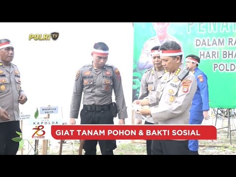 POLDA KALTIM GIAT PENANAMAN POHON