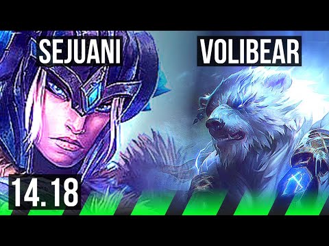 SEJUANI vs VOLIBEAR (JGL) | 700+ games, 2/1/3 | NA Challenger | 14.18