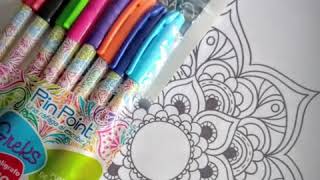 Cómo hacer mandalas | mandas con bolígrafos | tips para colorear mandala | aprende a hacer mandalas