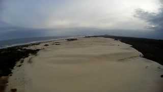 preview picture of video 'Hat Head Dune Hoon - Mini Quadcopter raw flight (Hungry Gate National Park Campground)'