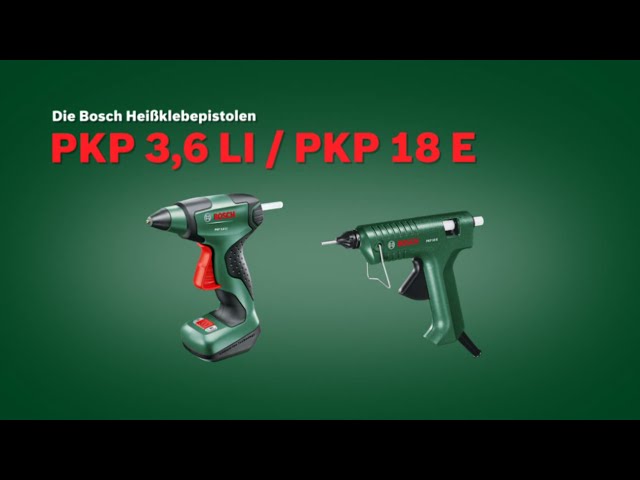 Video Teaser für Bosch stellt vor: Heissklebepistole PKP 18 E und PKP 3,6 LI