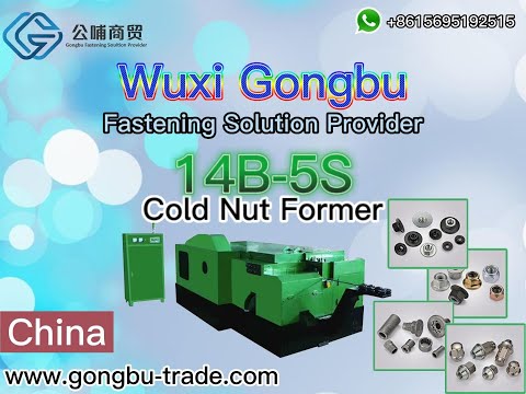 14B 5S/6S Nut Cold Former | Nut Former Machine| Nut and Special Parts Production
