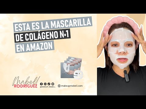 Esta es la mascarilla de colágeno N•1 en Amazon 😳. ¡Te dejo el link en el comentario fijado!