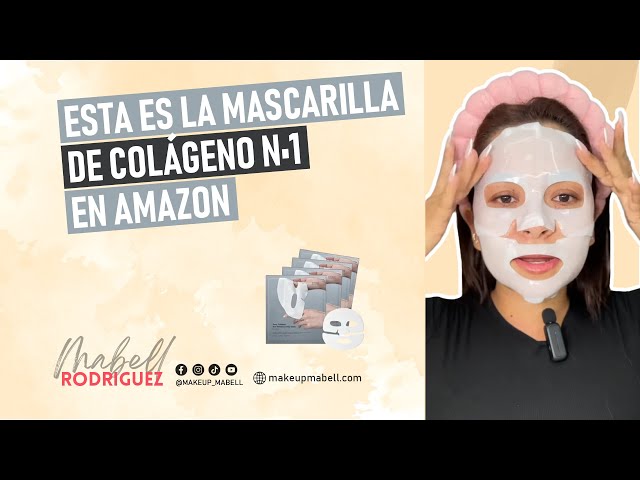 Vídeo relacionado con 6 Piezas Mascarilla Facial de Colágeno,Mascarilla facial Hidratante,Daily Care mascarillas,Mascarillas Faciales Hidratante y Calmante,nutritiva para pieles secas,Aumentar el brillo,humedad