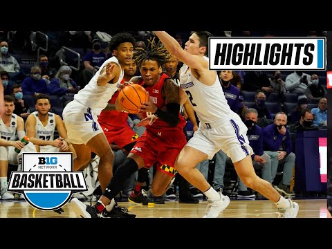 Maryland at Northwestern | Big Ten Men's Basketball | Highlights | Jan. 12, 2022