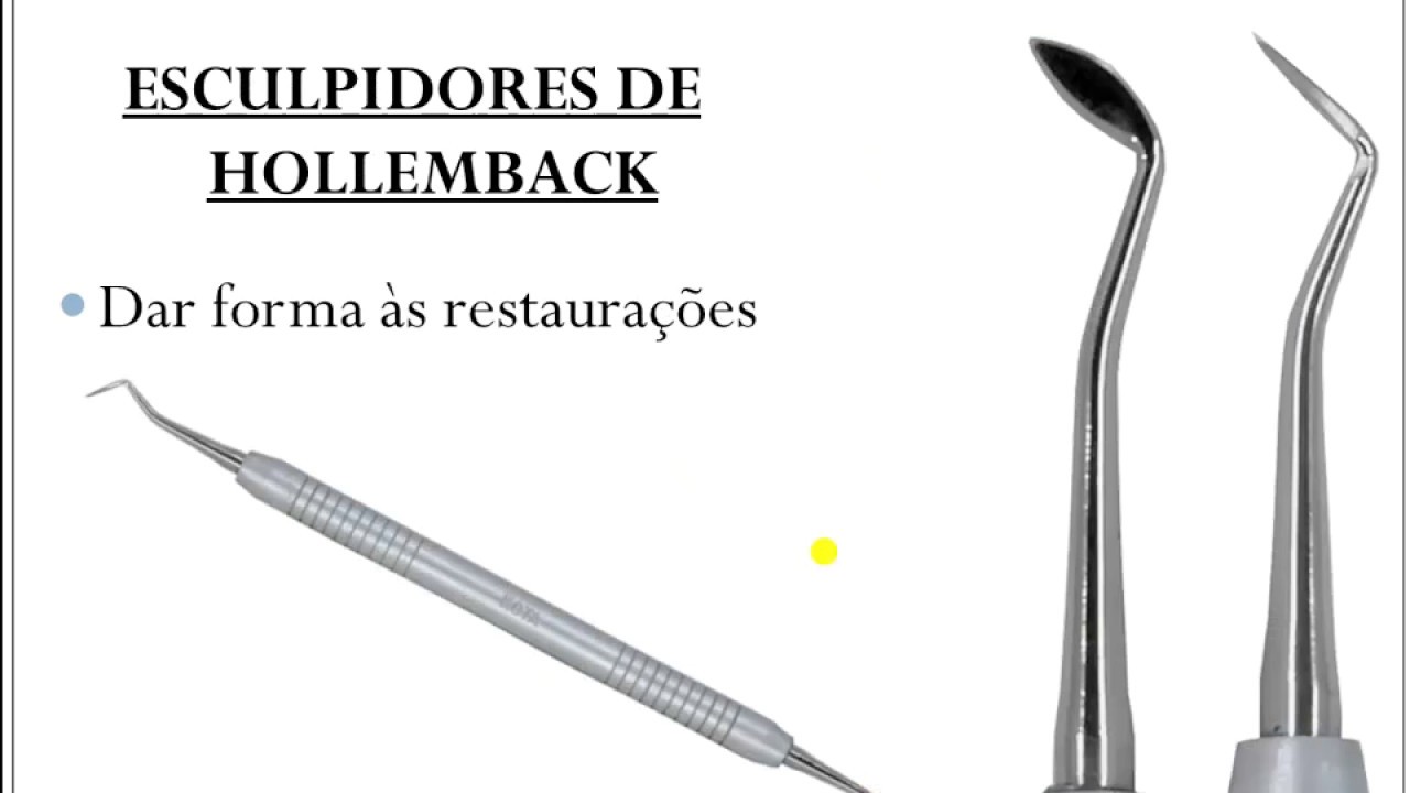 Instrumentos operatórios em dentística