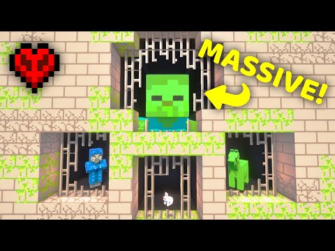 Insane! trapping Every Mob in Minecraft