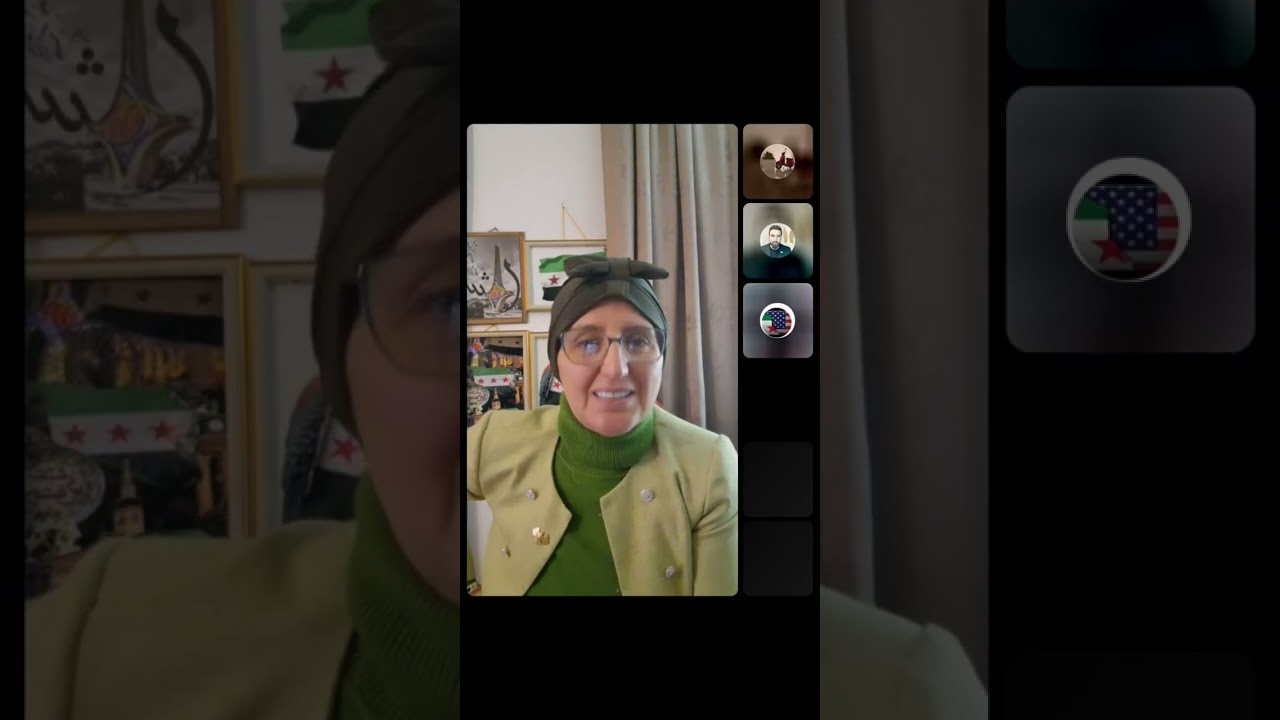  السيدة شام السورية الامريكية عن لقاء الرئيس السوري أحمد الشرع في امريكا وما?