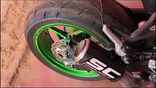 Kawasaki Z900 SC Project CRT Titanium Slip-on Exhaust