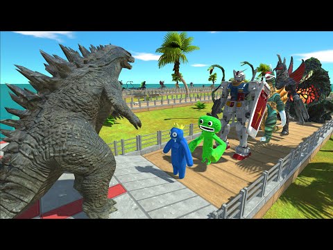 New Unit Godzilla 2014 Oasis Death Run - Animal Revolt Battle Simulator