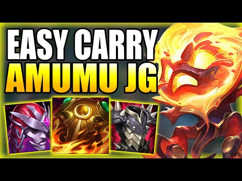 HOW TO PLAY AMUMU JUNGLE & EASILY CARRY SOLO Q GAMES! - Best Build/Runes S+ Guide League of Legends