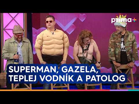 Partička: Seznamka: nasraný Superman, vystresovaná gazela, teplej vodník a cholerický patolog
