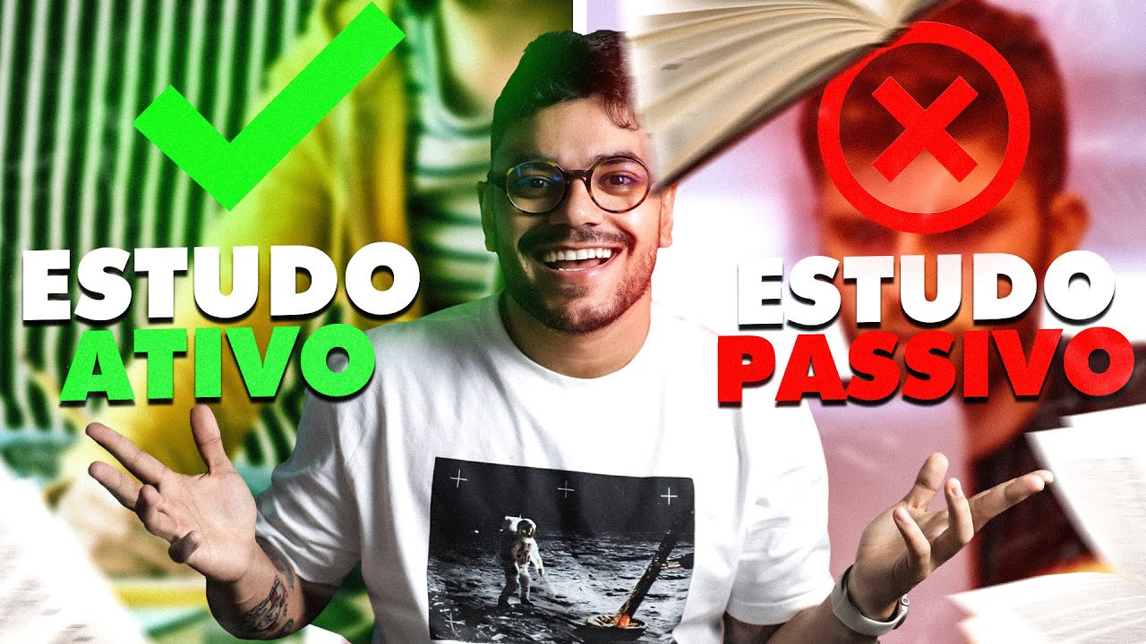 PARE de Estudar ERRADO! Estudo Ativo e Passivo Na Prática!