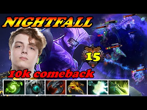 Nightfall try hard in rank Faceless Void 15k comeback 4 men chrono | Giveaway | Dota 2 Pro Gameplay
