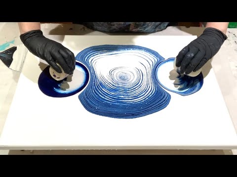 (346) DOs & DON'Ts Challenge w/ Chris Jeszeck - Ring & Straight Pour - Fluid Acrylic Paint Pouring