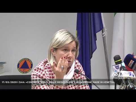 17/03/2020 | ZAIA: «CONTRO IL VIRUS, MILLE MEDICI IN PIU' E MASCHERINE MADE IN VENETO»