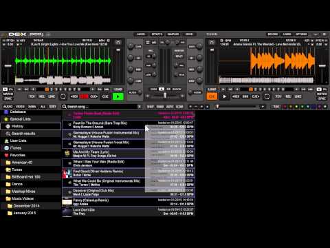 PCDJ DEX 3 and DEX 3 RE - How To Generate A Playlist From History
