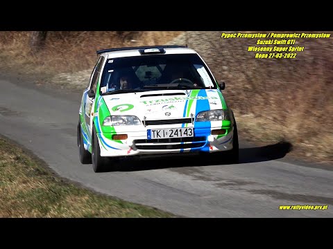 Pypeć Przemysław / Pomprowicz Przemysław - Suzuki Swift GTi - Wiosenny Super Sprint Ropa 27-03-2022