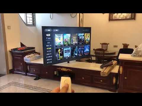 Best Remote control 360 degree rotating tv stand automated swivel tv base