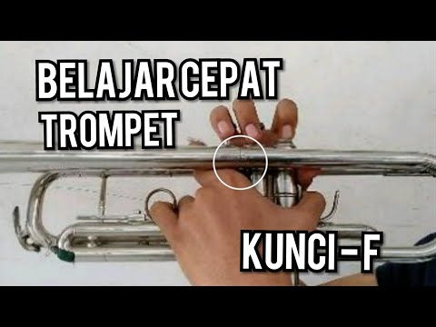 Belajar dengan cepat terompet chord F | nottunevlog