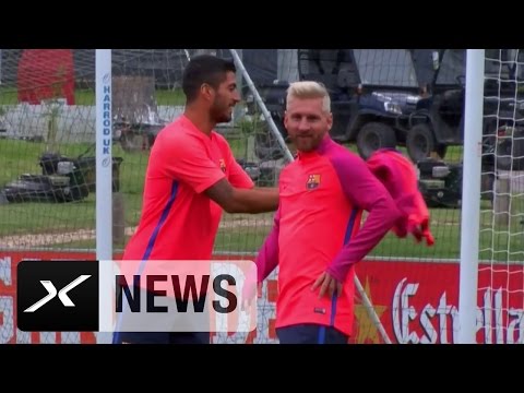 Natürlich Blond! Lionel Messi hat die Haare schön | FC Barcelona
