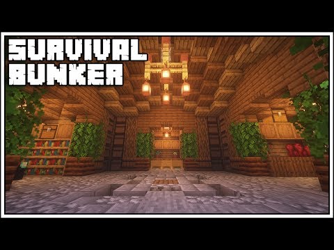 Minecraft Underground Survival Bunker Tutorial [How To Build]