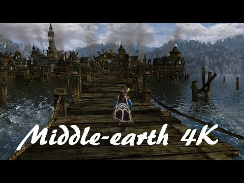 Middle earth 4K  Lake-town(Esgaroth), Long lake in Dale-Lands, LOTRO(links below)