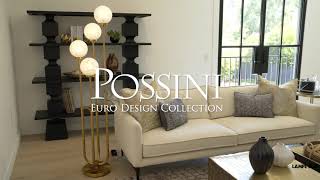 Watch A Video About the Candide Warm Gold 4 Light Floor Lamp