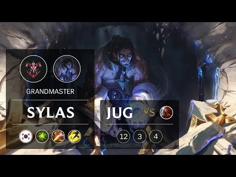 Sylas Jungle vs Gragas - KR Grandmaster Patch 9.5
