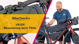 Vaude zeigt Bikepacking-Taschen der 2026er Trail-Serie