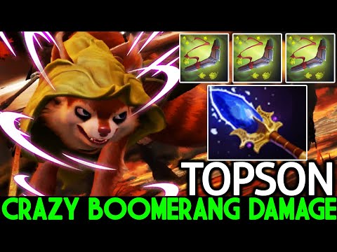 TOPSON [Hoodwink] First Item Scepter Crazy Boomerang Damage Dota 2