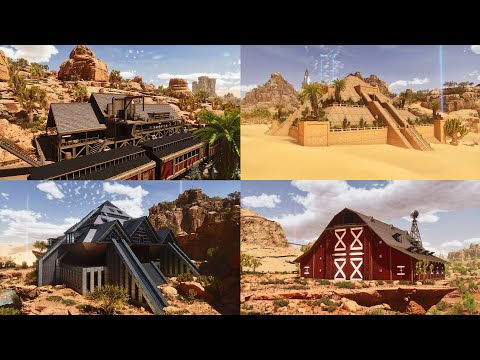 Building Pyramids & The Wild West | ARK: Survival Ascended Scorched Earth Supercut