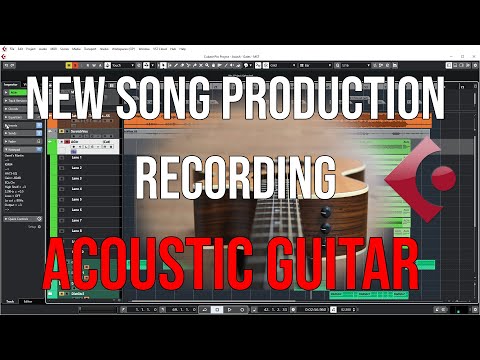 Recording and editing acoustic guitar in Cubase in my home studio (S1 E7)