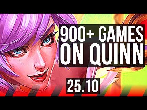 QUINN vs GNAR (TOP) | Rank 3 Quinn, 7 solo kills, 14/2/5, 900+ games | KR Grandmaster | 25.10