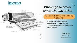 Hướng Dẫn Tính Toán Thiết Kế Hệ Thống Lọc RO P1