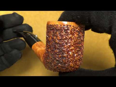 Pipa L'Anatra Rusticata - Standup Bent Billiard (AN78)