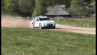 preview picture of video 'Mitsubishi Lancer Evolution 4 IV Rally Talsi 2012'