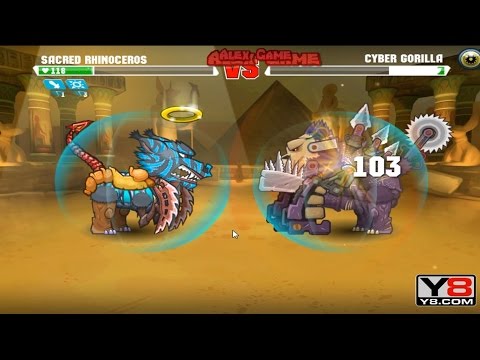 Boss Mutant Fighting Cup 2 (Africa Cup 15) Sacred Rhinoceros VS Cyber Gorilla (Dog Part 35)