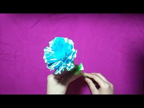 Easy and Beautiful Paper Flowers | Paper Craft | DIY Home Decoration . Suraiya crafts HD.