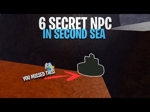 6 SECRET NPC You Have Missed In Second Sea! - Blox Fruits