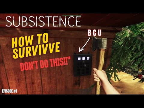 Ultimate Survival Challenge | Subsistence | Episode 01 Let’s Play Gameplay Guide”